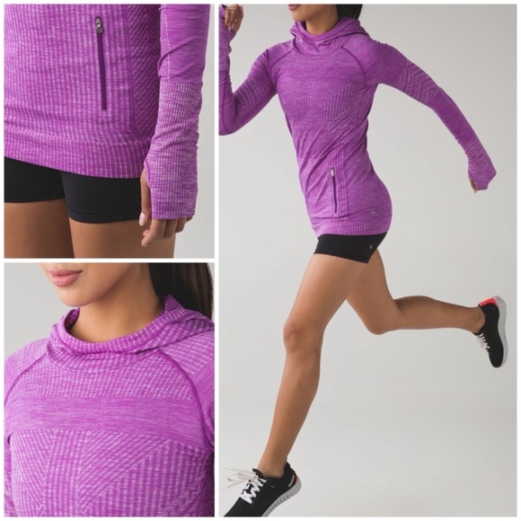 Lululemon Rest Less Hoodie Sz 6 In Heathered Tender Violet - Picture 3 of 8
